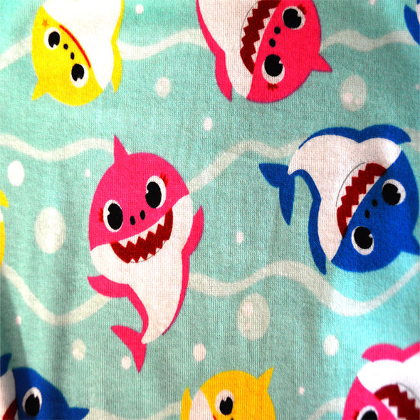 Baby Shark Ocean Vibes Cotton Infant Sleeper One Piece Pajamas