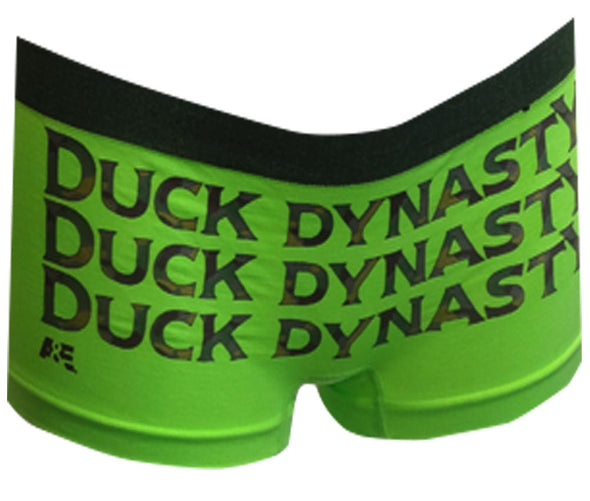 Duck Dynasty Logo Green Seamless Boyshort Panty