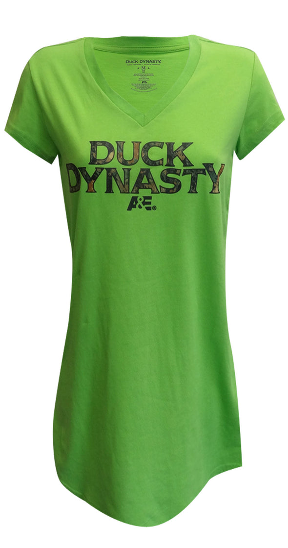 Duck Dynasty Logo Bright Green Night Shirt