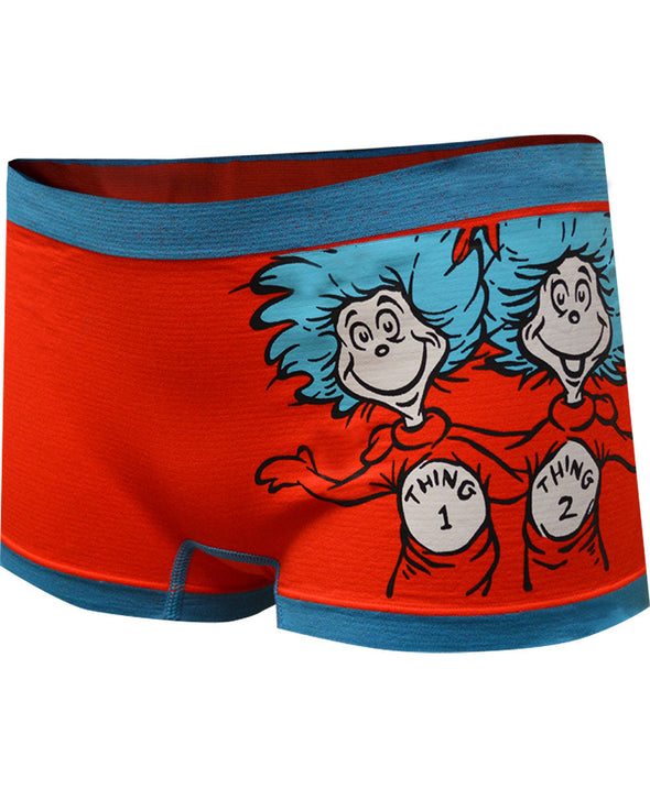 Dr. Seuss Thing One and Thing Two Seamless Boyshort