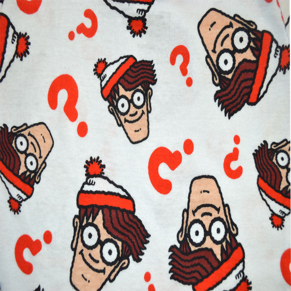 Where's Waldo Boys' 4 Piece Cotton Pajama
