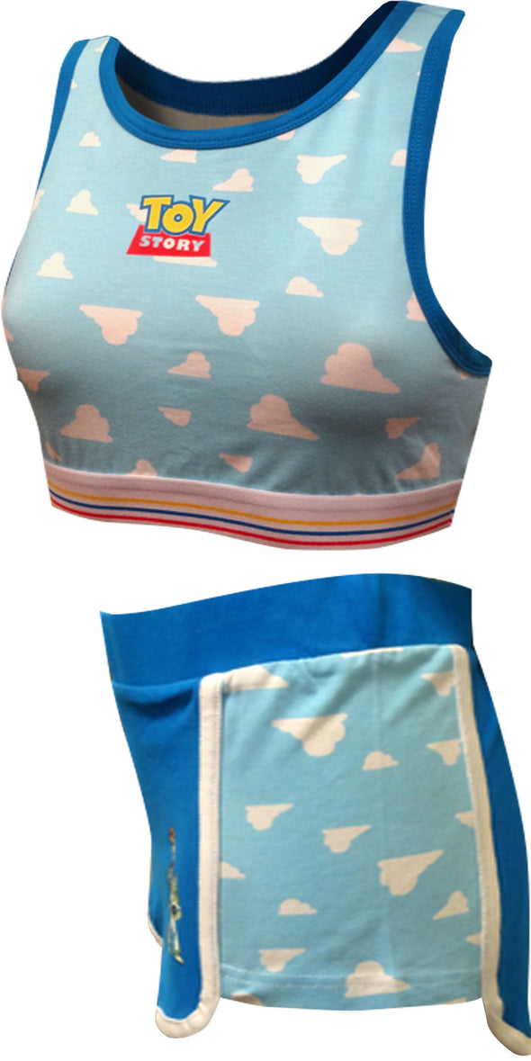 Disney-Pixar Toy Story Buzz and Woody Bralette with Shorts Set