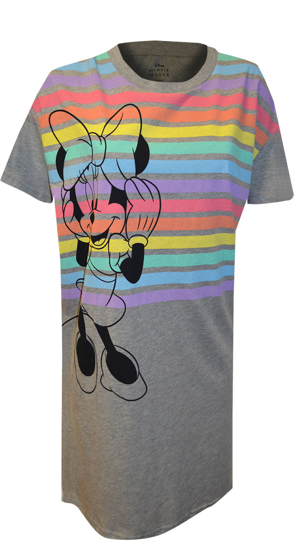 Disney's Minnie Mouse Rainbow Night Shirt