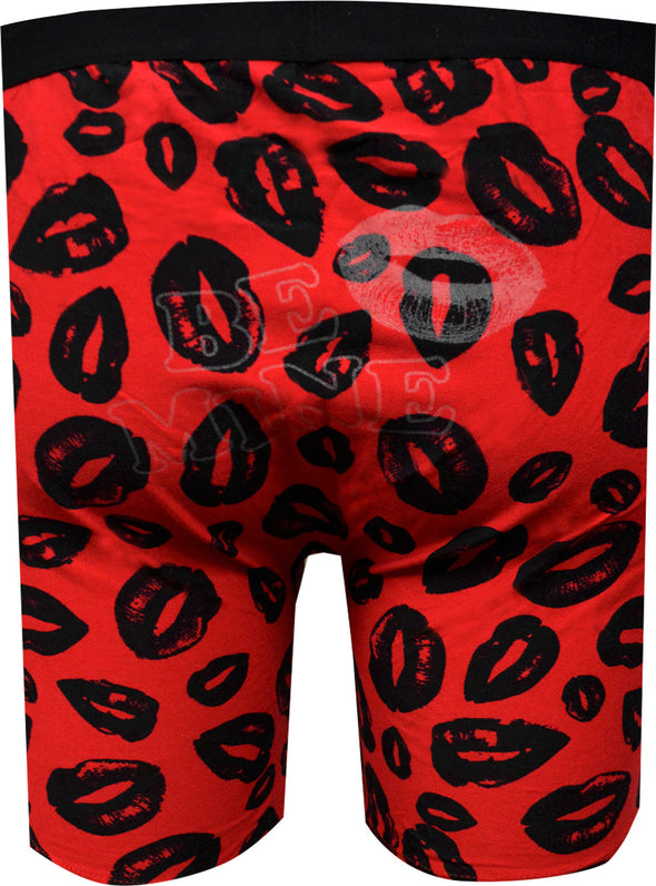 Be Mine Kiss My Lips Red Boxer Briefs