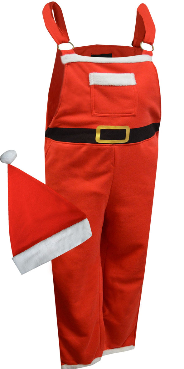 Dress Like Santa Claus Overalls with Hat