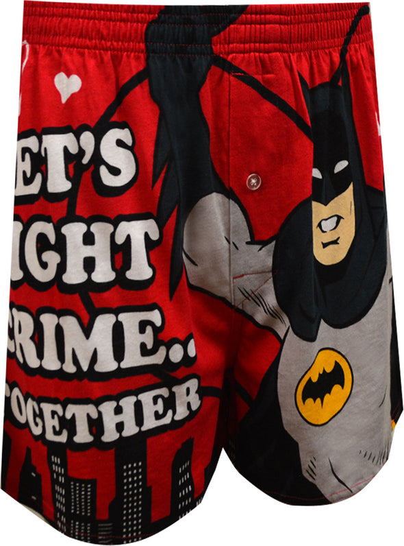 DC Comics Batman Fight Crime Together Boxer Shorts