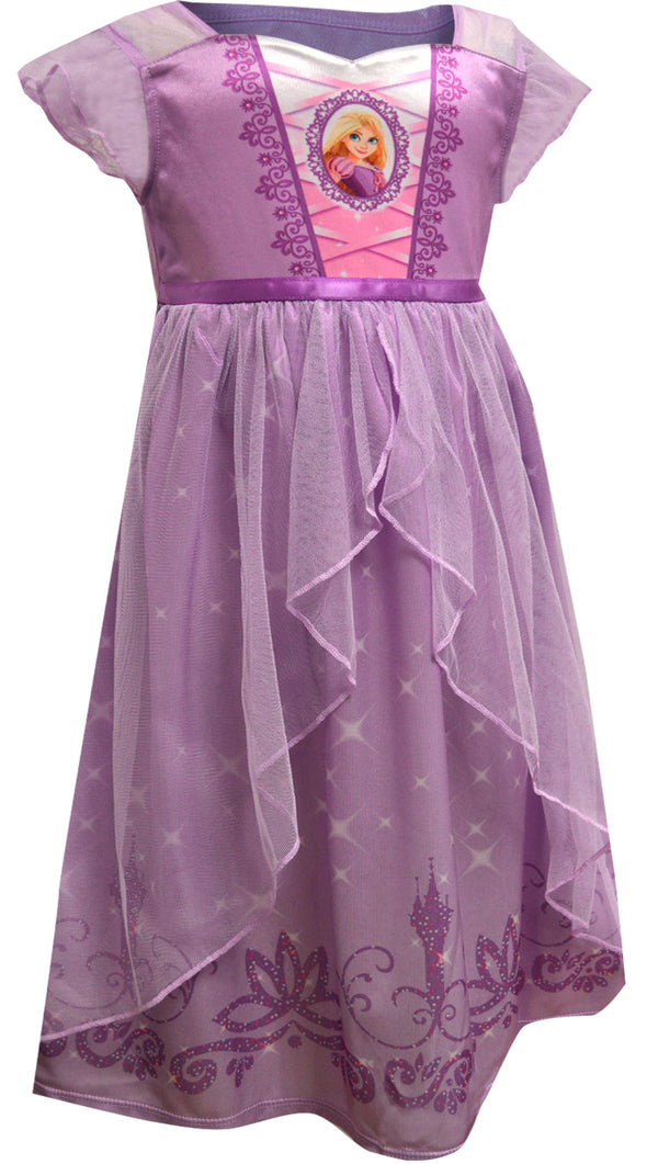 Disney Tangled Princess Rapunzel Dress Up Toddler Nightgown