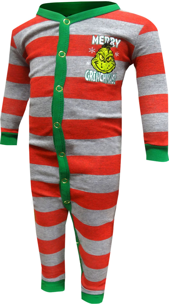 Dr. Seuss The Grinch Merry Grinchmas Infant Union Suit Pajamas