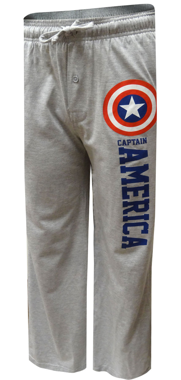 Marvel Avengers Captain America Gray Lounge Pants Small