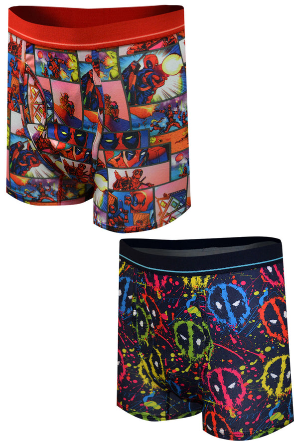 Deadpool Ultra Soft Fabric Guys Boxer Brief 2 Pack