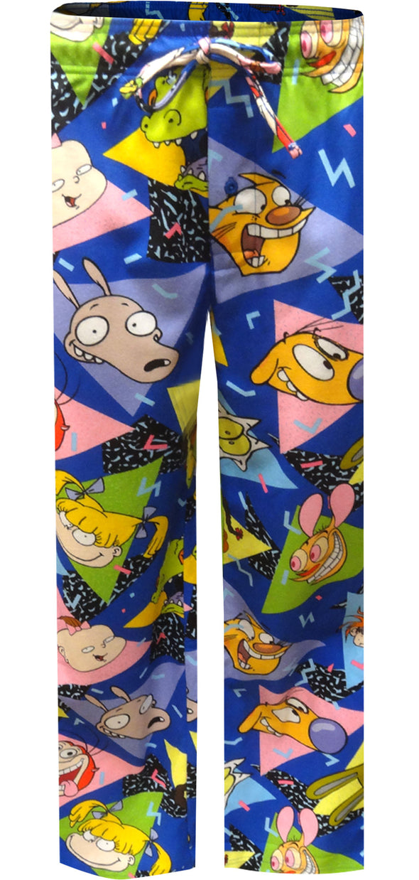 Nickelodeon Rewind Rugrats Ren and Stimpy Flannel Lounge Pant