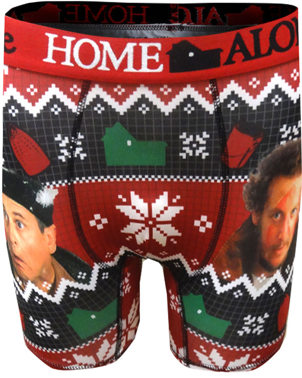 Home Alone Movie Christmas Marvin and Harry Boxer Briefs Small
